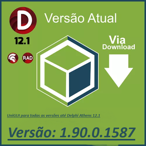UniGUI Completo Professional 1.95.0.1587 Para Delphi 12.1 athens